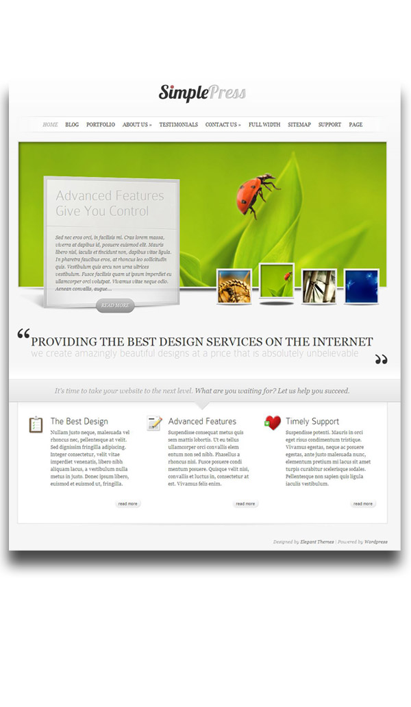 Concept Website Designs Hillcrest Expo Websites Simple Press Theme - Hillcrest Business Expo